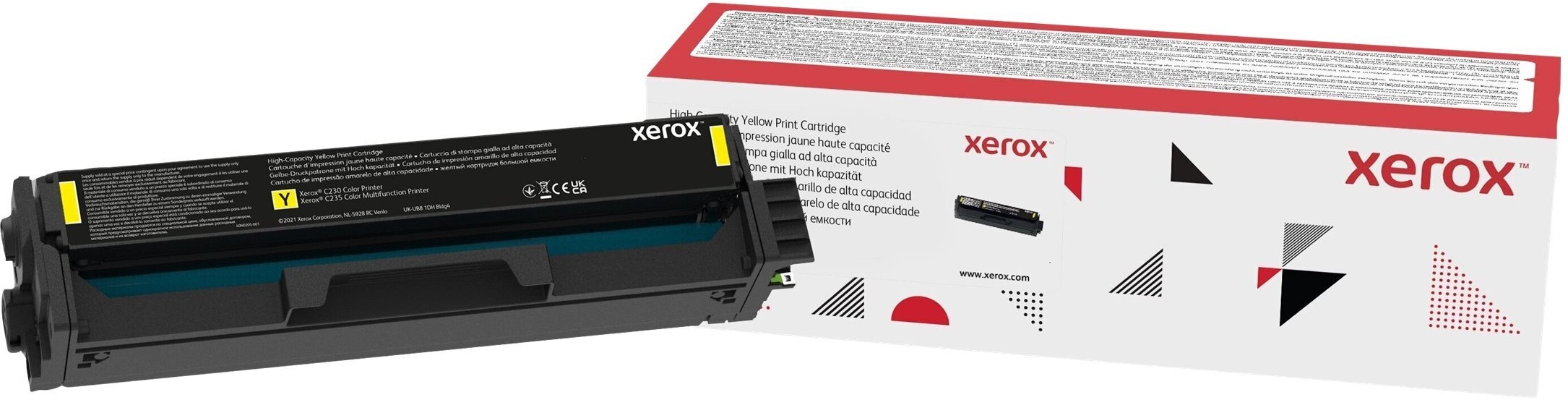 Xerox C230/C235 Tonermodul, Gelb, 2.500 Seiten Tonermodul mit hoher Kapazität, Gelb, 2.500 Seiten