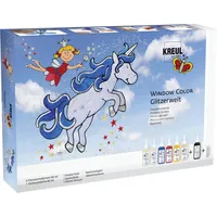 Kreul Window Color Glitzerwelt Fenstermalfarbe 7 St.