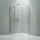 nextrend - gmbh Bernstein DX403 Eckdusche mit Drehtür rechts 80 x 80 cm transparent Echtglas
