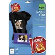 Sigel T1157 T-Shirt-Transferfolie 250 g/m2 12 Blatt