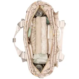 KIKKABOO Wickeltasche Florence Wickelunterlage, Reißverschluss, Flaschentaschen beige