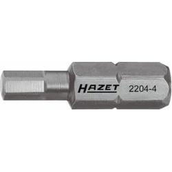 HAZET Schraubendreher-Einsatz (Bit) 2204-2 s: 2 mm Sechskant massiv 6,3 (1/4")