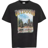 !Solid T-Shirt SOLID "T-Shirt SDHamood", Jungen, Gr. M, schwarz (true schwarz), Obermaterial: 100% Baumwolle CO., Shirts T-Shirt