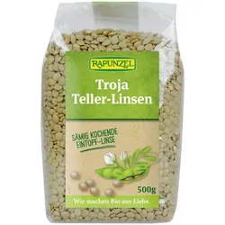 Rapunzel Troja Linsen (grün bis braun) bio