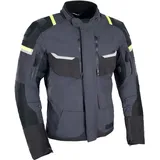 Oxford Stormland Textiljacke wasserdicht Grau/Schwarz/Neon-Gelb S