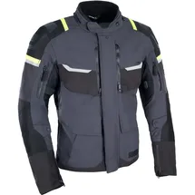 Oxford Stormland Textiljacke wasserdicht Grau/Schwarz/Neon-Gelb S