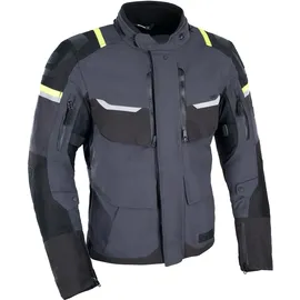 Oxford Stormland Textiljacke wasserdicht Grau/Schwarz/Neon-Gelb S