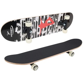 Hudora Skateboard ABEC 1, Design 4, schwarz, 78,8 x 20,3 cm 12060