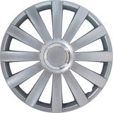 Vivol AUTO-STYLE Satz Radzierblenden Spyder Silber + Chrom Ringe