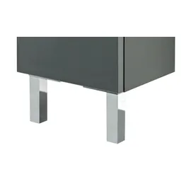 Uno Monti Hochschrank 25 x 195,5 x 20 cm Grau