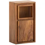 Woodkings Hängeschrank Maddox schmaler Wandschrank 30x55x20cm | Holzmöbel ideal für Badezimmer oder Gäste-WC | Rustikaler Stauraum