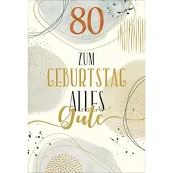 Geburtstagskarte Zahl  80 5522268.80   Bild