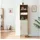 [en.casa] Ferrersp Hochschrank 160 x 42 x 35 cm Eicheoptik/Beige MDF