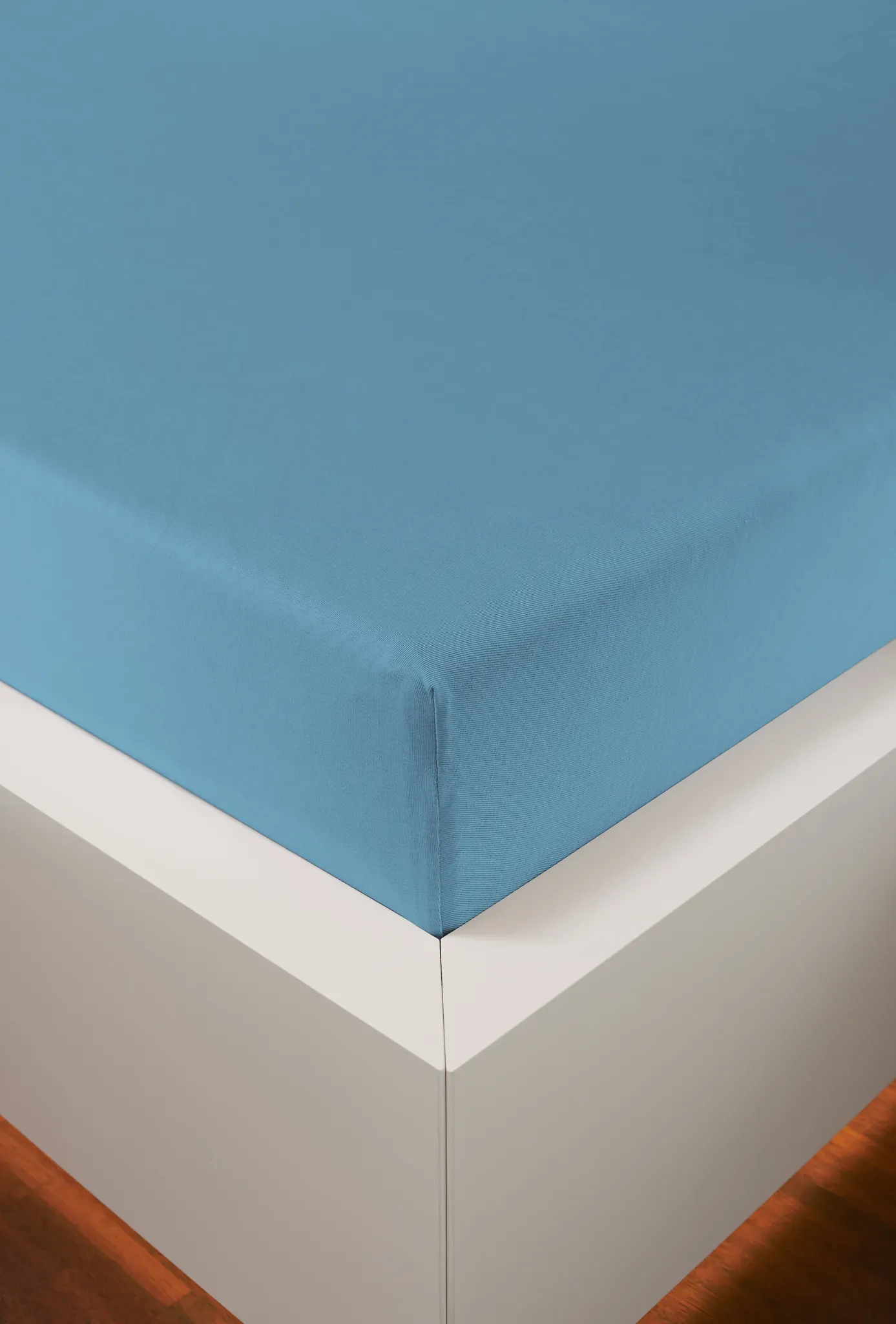 Spannbettlaken ANIMAL "Melone in Gr. 70x140, 90x200, 140x200 oder 180x200 cm", blau (türkis), B:90-100cm L:200cm, Mako-Jersey, Obermaterial: 100% Baumwolle, Laken, Baumwolle, Matratzen bis 10 cm Höhe, Spannbetttuch auch für Kinder
