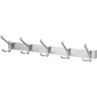 Hermeta Huthakenleiste 0822-0825 5 Haken Silber 0825-01E
