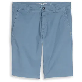 Tom Tailor Herren TTSLIM Chino Shorts, blau, Uni, Gr. 34