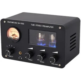 OEM Sa-1000 Audiophiler Röhrenvorverstärker, Elektrischer Audioverstärker, 4 Eingänge, 2 Ausgänge, Schnittstellen, Verlustfreies Schalten, Integrierter 5532-chip
