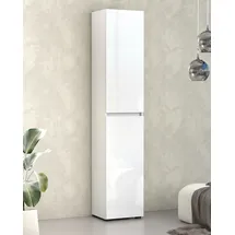 INOSIGN Mister 40 x 200 x 34 cm 2 Türen 12 Fächer hochglanz weiß / weiß