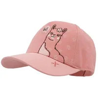 Maximo Mini Girl-Cap alpaka Klettverschluß 47/-49 Rose tan