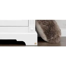 Pinolino Kinderkleiderschrank Emilia 128 x 58 x 208 cm MDF lackiert weiß