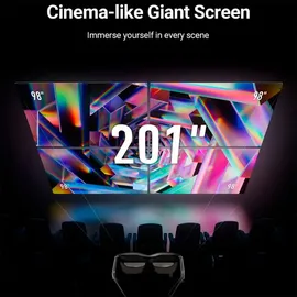 tcl rayneo RayNeo Air 2S VR-Brille Schwarz