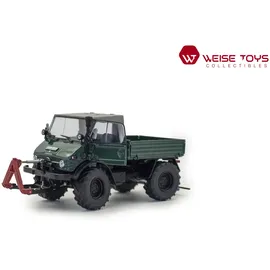 Weise-Toys Unimog 406 (U84) Moosgrün mit Klappverdeck-Fahrerhaus Modell von Weise-Toys 1:32