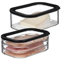 Mepal Modula Frischhaltedose rechteckig schwarz 0,55 l