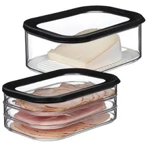 Mepal Modula Frischhaltedose rechteckig schwarz 0,55 l