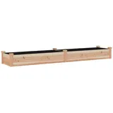 vidaXL Hochbeet mit Einsatz 240x45x25 cm Massivholz Tanne