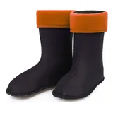 Ladeheid Kinder Mädchen Jungen Wärmende Stiefelsocken für Gummistiefel KL045 (Orange, 27 EU) - 27