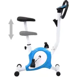 vidaXL Heimtrainer blau/weiß