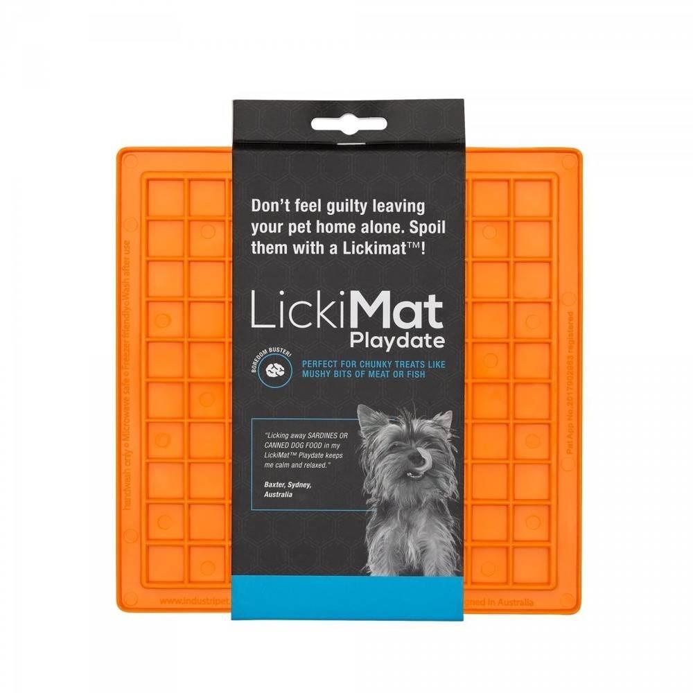 LickiMat BUDDY Matte weich orange (Rabatt für Stammkunden 3%)