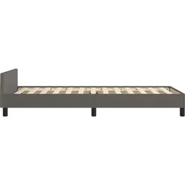 vidaXL Bettgestell 100 x 200 cm Grau