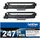 Brother TN-247BK schwarz 2er Set