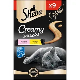 Sheba Creamy Snacks - Lachs 9 x 12 g)