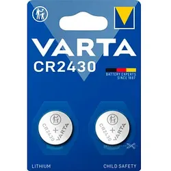 2 VARTA Knopfzelle CR2430 3,0 V