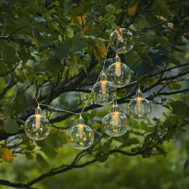 Star Trading LED Lichterkette Solar 2,45 m Klar Warmweiß