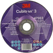 Cubitron 3 Cut and Grind Schruppscheibe 150 mm x 3,2 mm x 22,23 mm 10 Stück