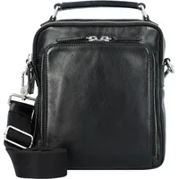 Picard Buddy Schultertasche Leder 23 cm Schwarz