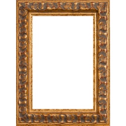 Rahmen , Gold , Holz , Kiefer , 43.8 cm , Bilderrahmen, Bilderrahmen