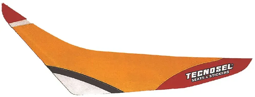 Tecno-x Suzuki Rm125 1996-2000 Seiten-tankpad - Yellow / Red - One Size