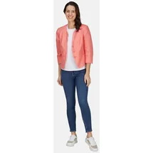White Label Blouson (1-St) aus Leinen rosa 48