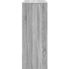 vidaXL Bartisch mit Regal 90 x 40 x 103,5 cm Grau Sonoma