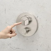 Herzbach Design iX Unterputz-Duscharmatur mit Thermostat, 17.803055.1.09,