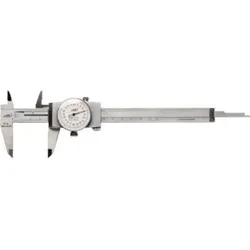Helios-Preisser Uhrmessschieber RCr Zeige rumdr= 2mm 1/50 200x40 mm