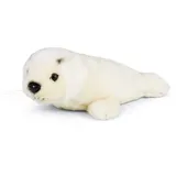TOBAR Animigos Baby Robbe 30 cm Weiß