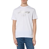 s.Oliver T-Shirt, mit Label-Print, Weiss, XL