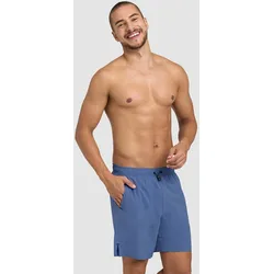 Badeshorts 41,5 cm Herren arena Evo Einfarbig - Grey Blue - S