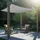 Relaxdays Sonnensegel HDPE Anthrazit,