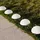 Lumi Jardin Solarleuchte Kunststoff ∅15cm 5er Set weiß
